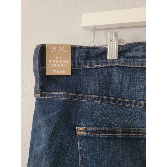 Madewell  10" High Rise Plus SizeSkinny Jeans Adjustable Edition Waist 36 - Picture 6 of 8